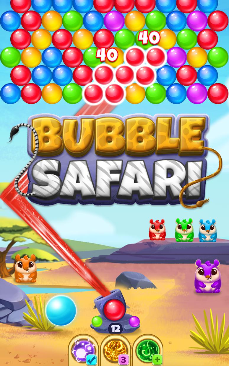 bubble pop safari