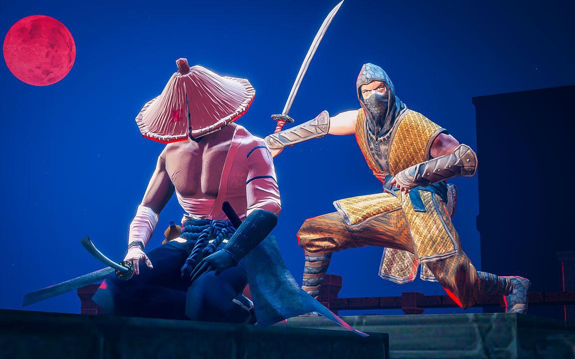 忍者武士刺客英雄武士格斗游戏