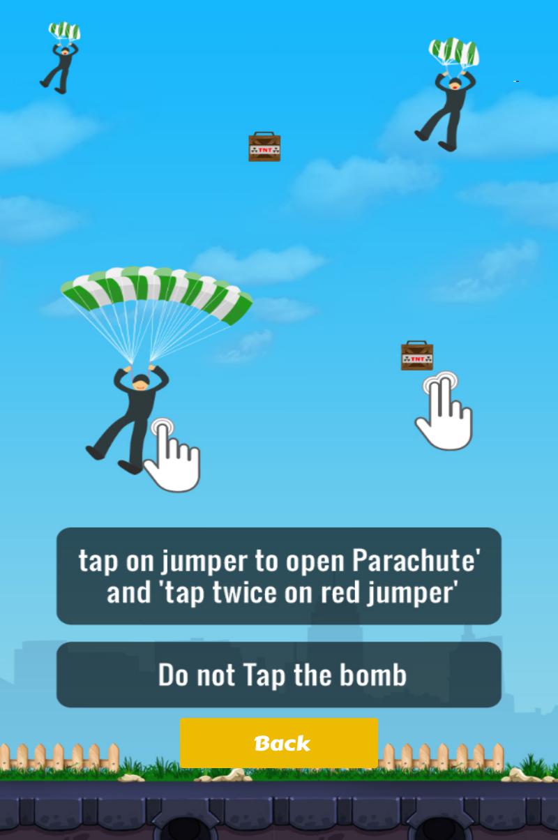 parachute jump tap fever twist