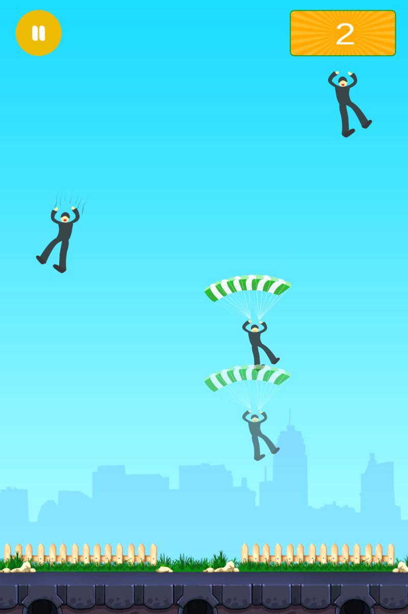 parachute jump tap fever twist