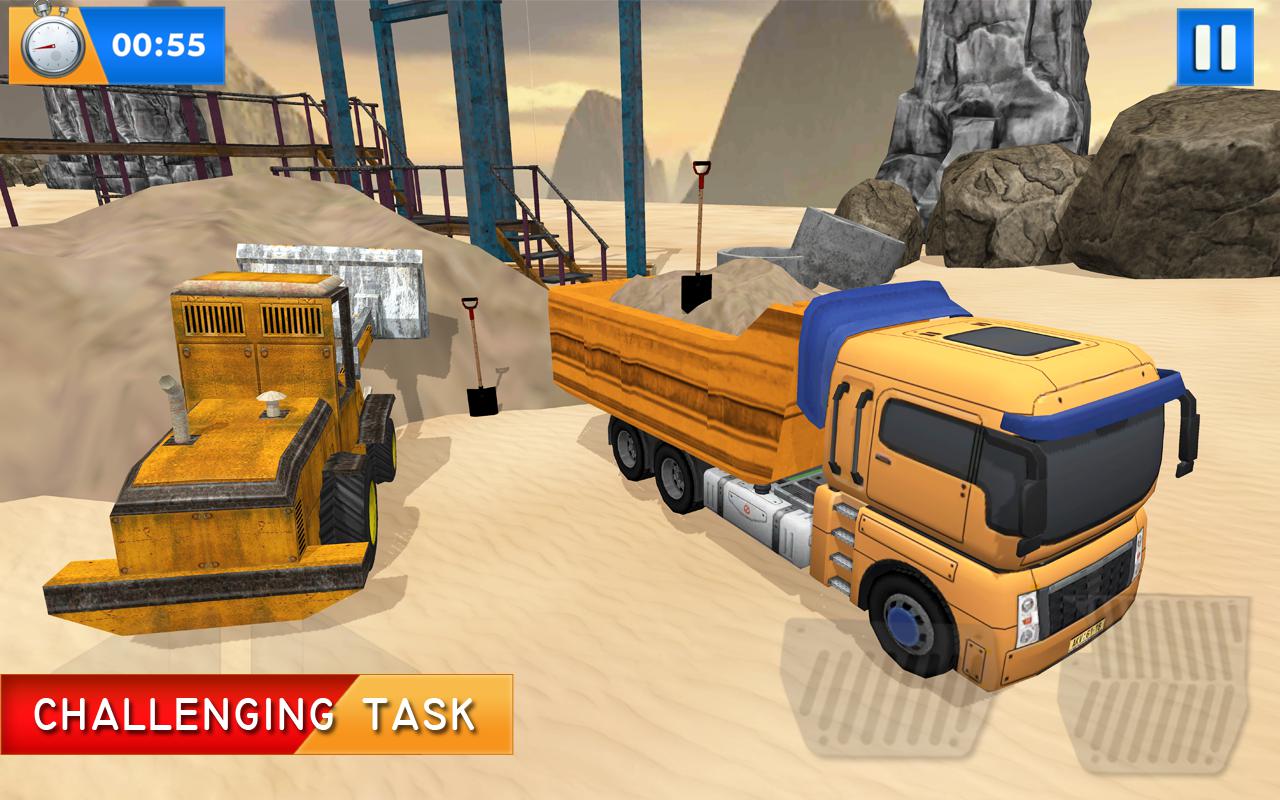 offroad truck driving construction simulator 3d