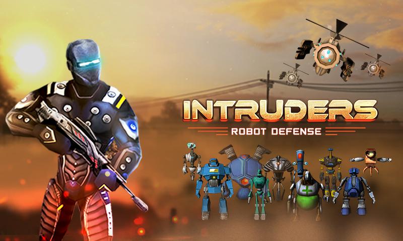 intruders: real robot war