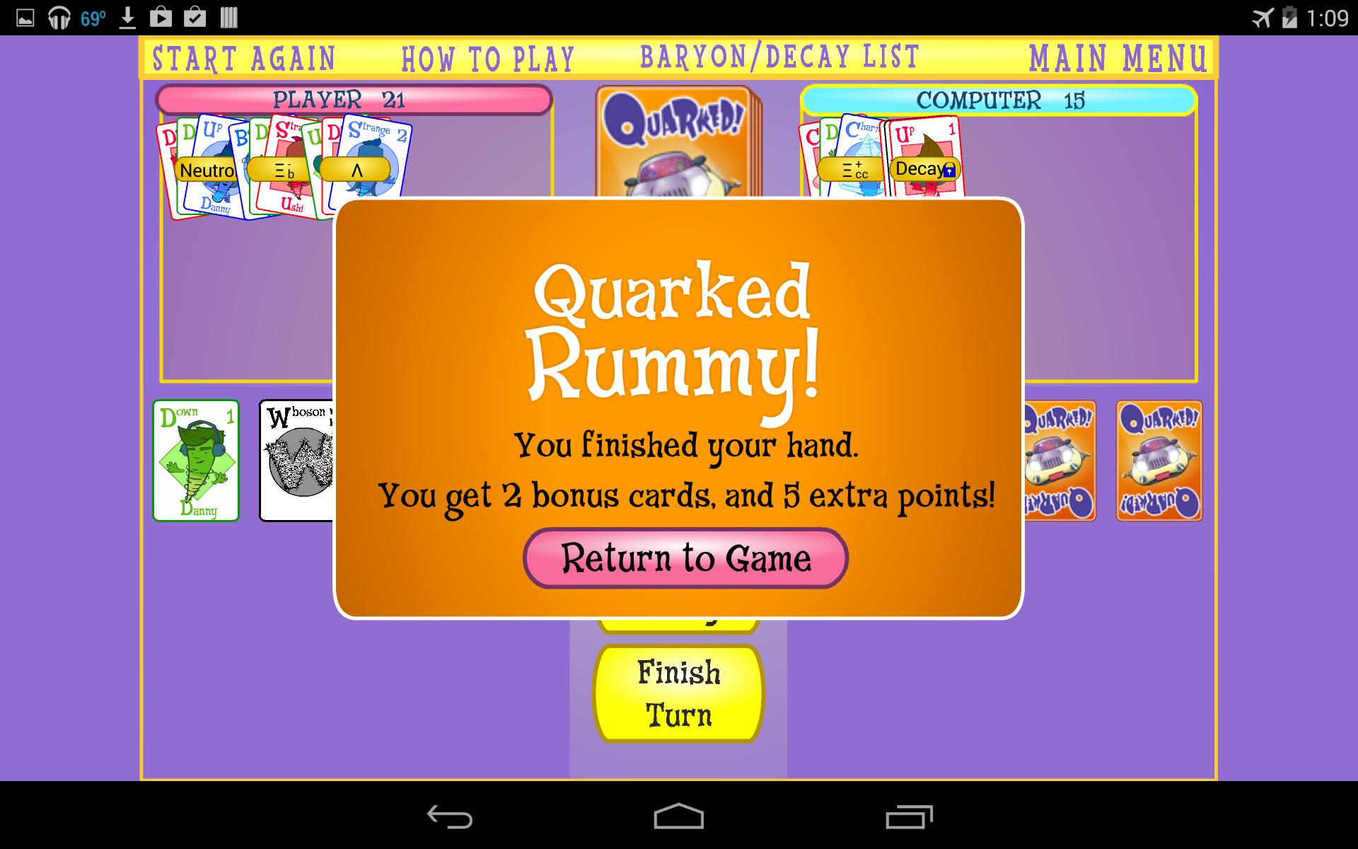 rummy游戏简介 play rummy with subatomic particle cards!