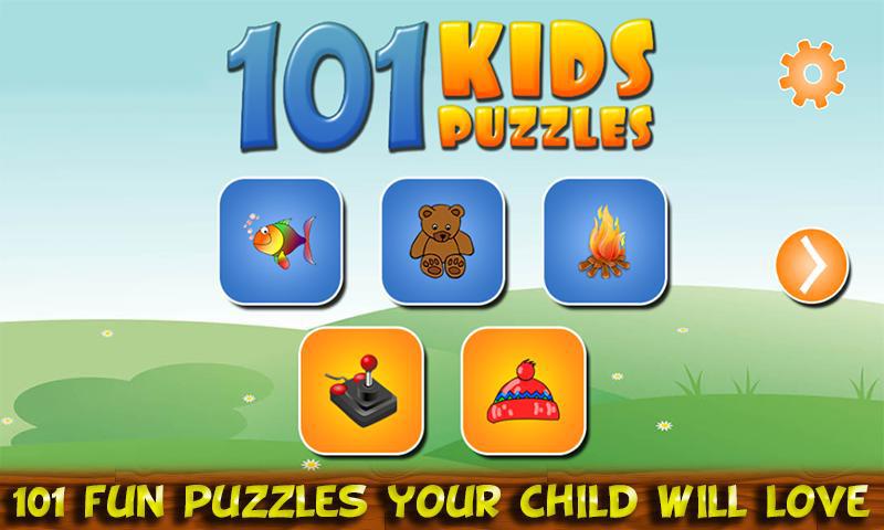 101 kids puzzles 游戏截图1
