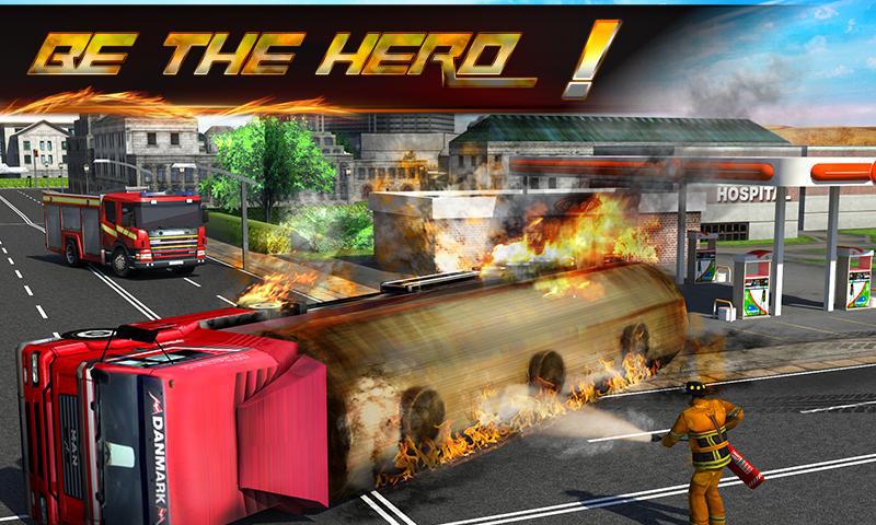 firefighter 3d: the city hero