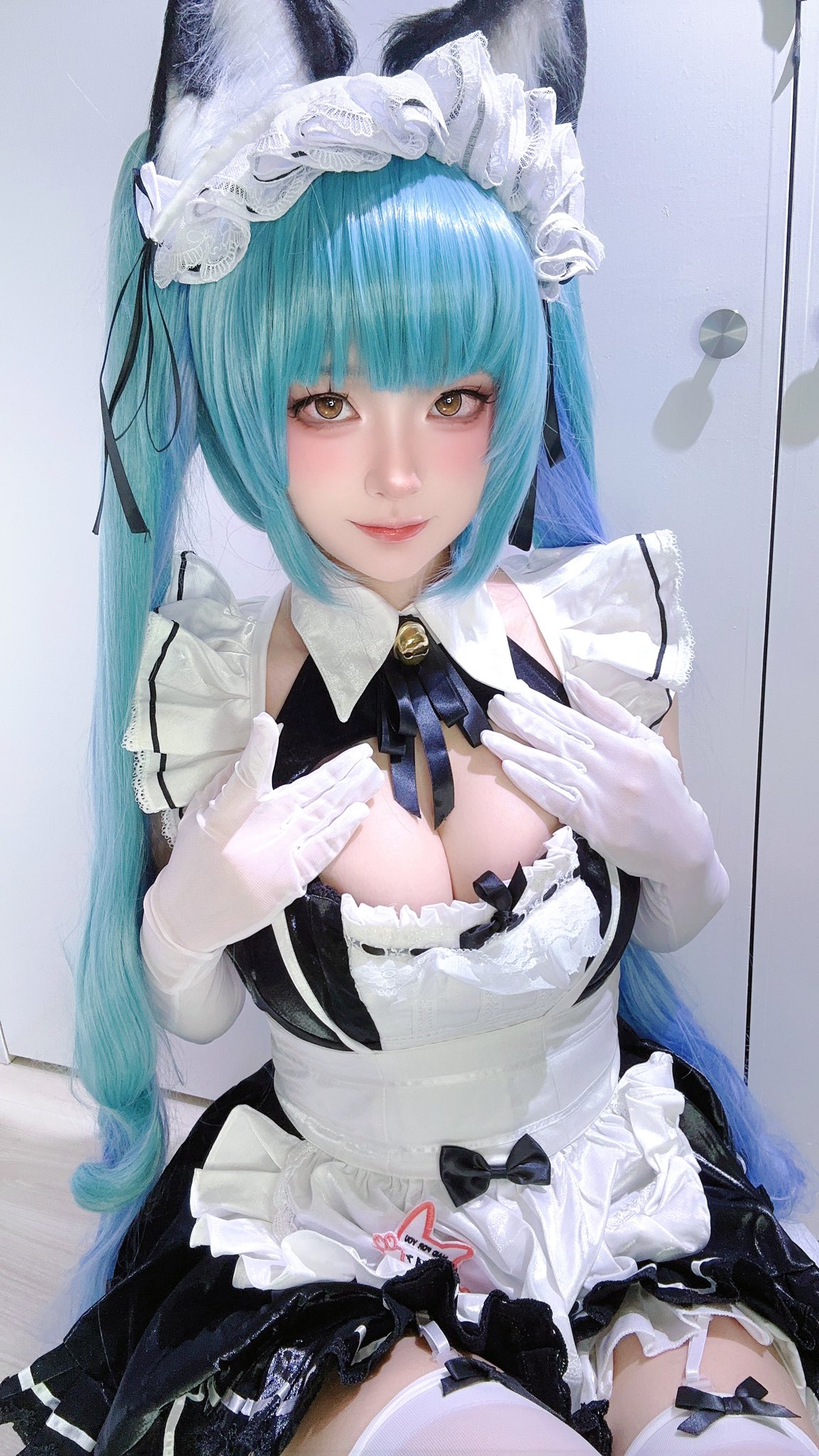 女仆初音cos_图1