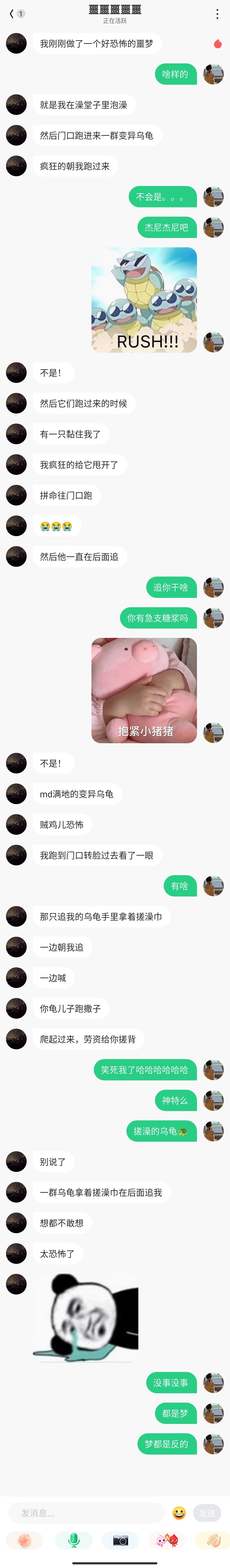 奇葩的梦，被龟龟狂追_图1