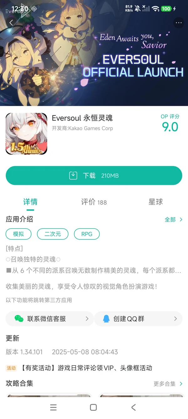 永恒灵魂手游安装