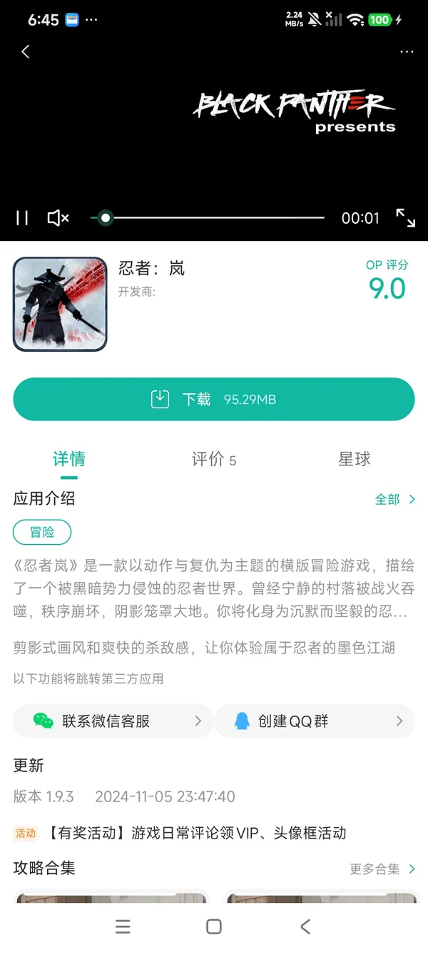 忍者岚安装手机版手游安装