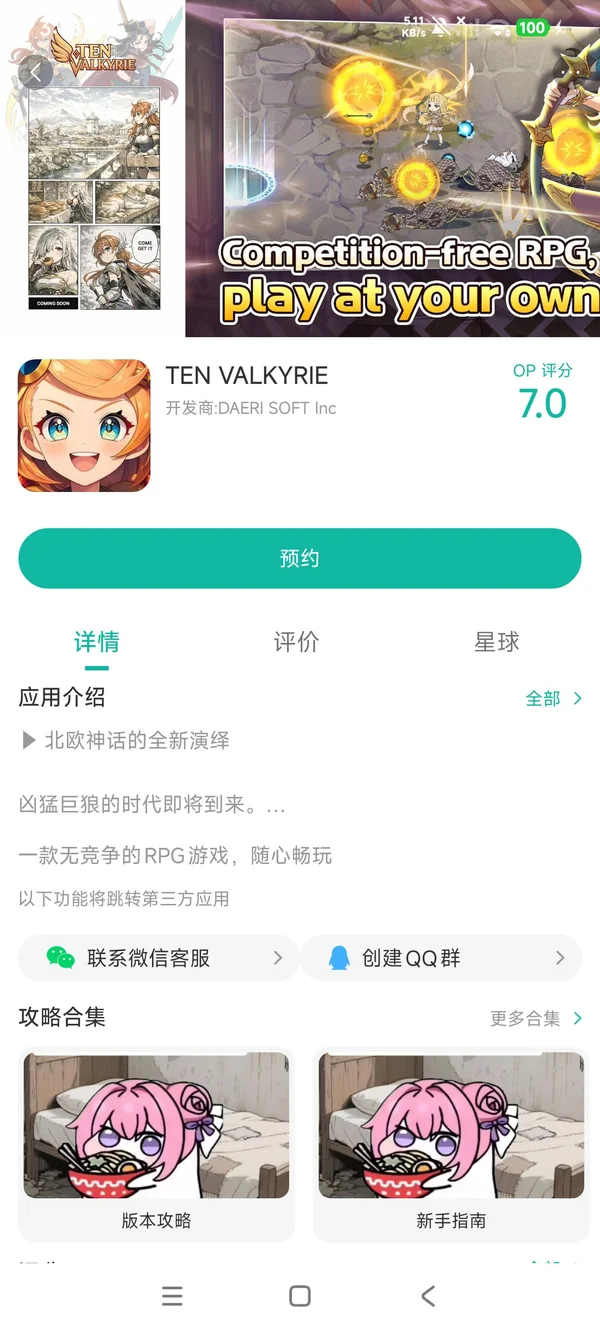TEN VALKYRIE手游安装