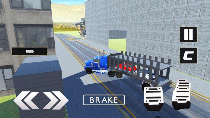 Heavy Truck Cars Transport : Subway Trailer Drive
