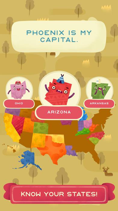 50 States - Top Education & Learning Stack Games_截图_3