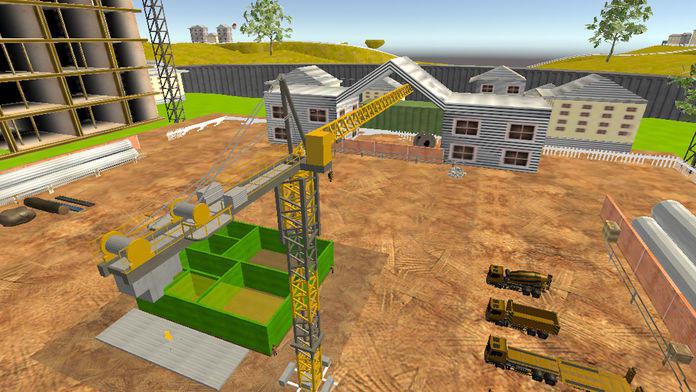 Heavy Excavator Crane Sim 3D_截图_3