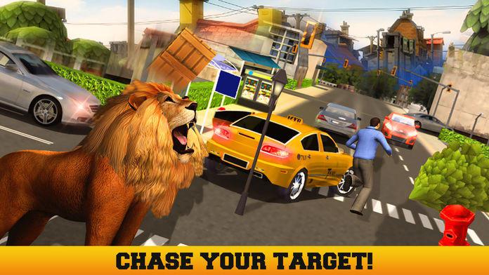 3D狮子模拟器动物狩猎生存游戏_截图_4
