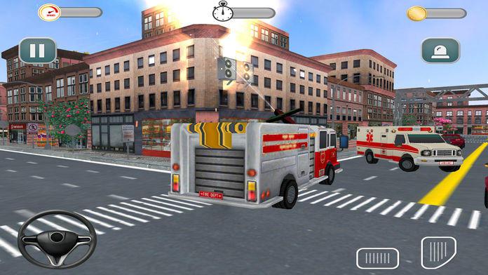 911消防車模擬器_截图_4
