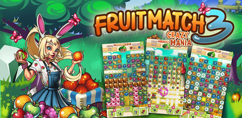 Fruit Match 3: Crazy Mania