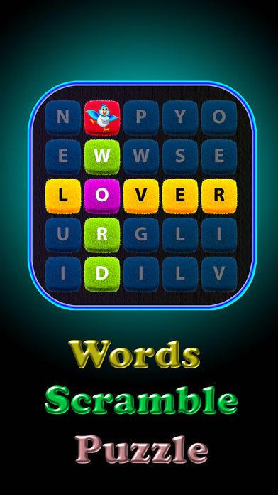 Words Scramble Game : Guess the letters Puzzle Quest with friends !_游戏简介_图2