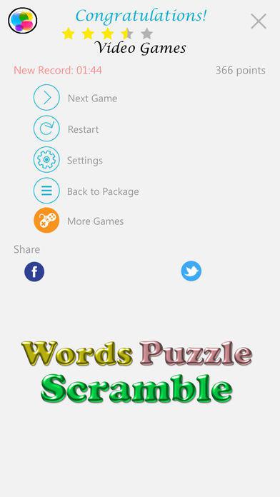 Words Scramble Game : Guess the letters Puzzle Quest with friends !_截图_5