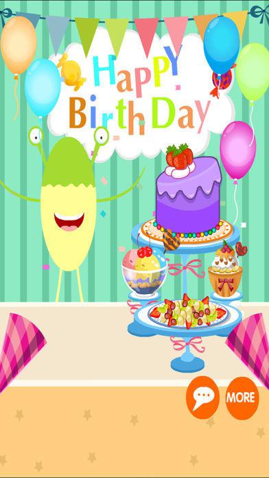 生日派对-蛋糕-儿童游戏3岁-6岁