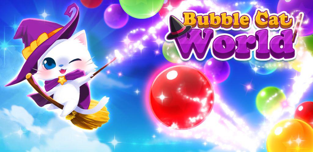 Bubble Cat Worlds Cute Pop Shooter