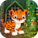 Cute Tiger Cub Rescue Best Escape Game-313