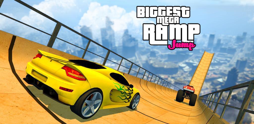 Biggest Mega Ramp Jump - Driving Games