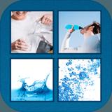 Associative puzzle. Pics and Word. Guess the Word.