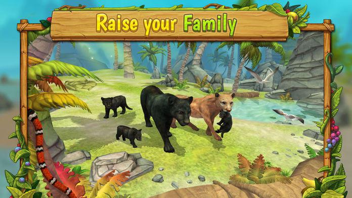 Panther Family Sim - Wild Animal Jungle Pro