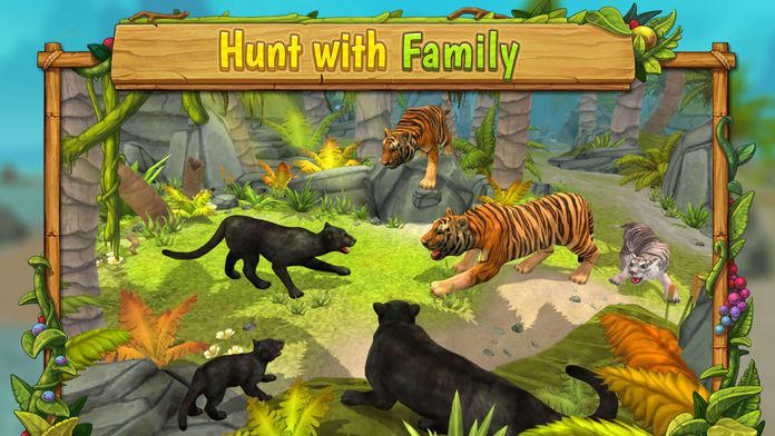 Panther Family Sim - Wild Animal Jungle Pro_截图_2