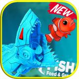 Feed and grow Monster Robot fish Simulator