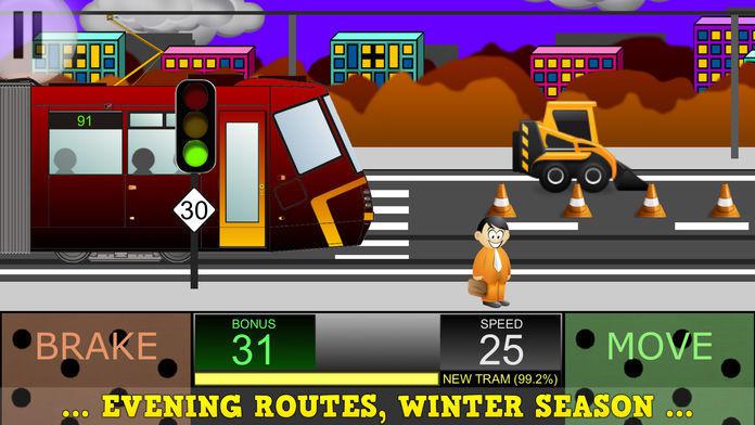 Tram Simulator 2D Premium - City Train Driver - Virtual Pocket Rail Driving Game_截图_2