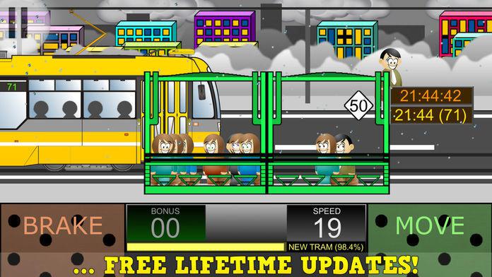 Tram Simulator 2D Premium - City Train Driver - Virtual Pocket Rail Driving Game_截图_5