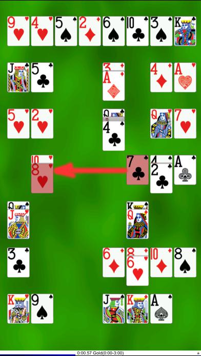 扑克接龙(推推通通) - 一个卡片益智游戏_截图_2