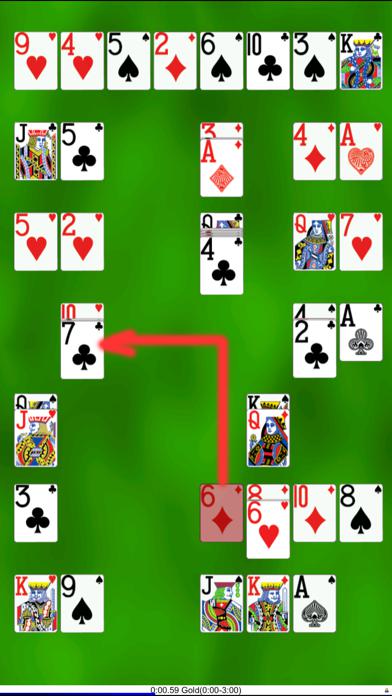 扑克接龙(推推通通) - 一个卡片益智游戏_截图_3