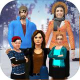 Virtual Family Simulator Winter Vacations Fun