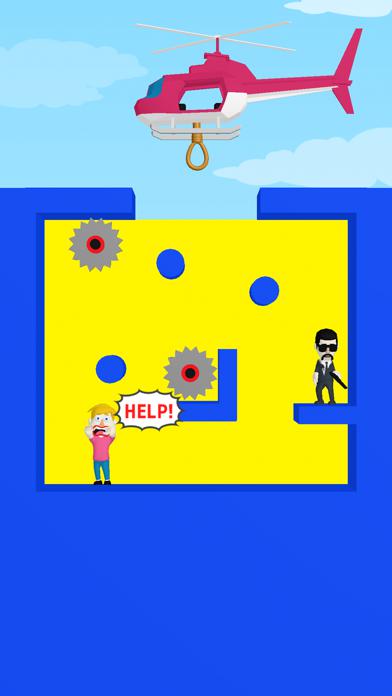 Help copter - rescue puzzle