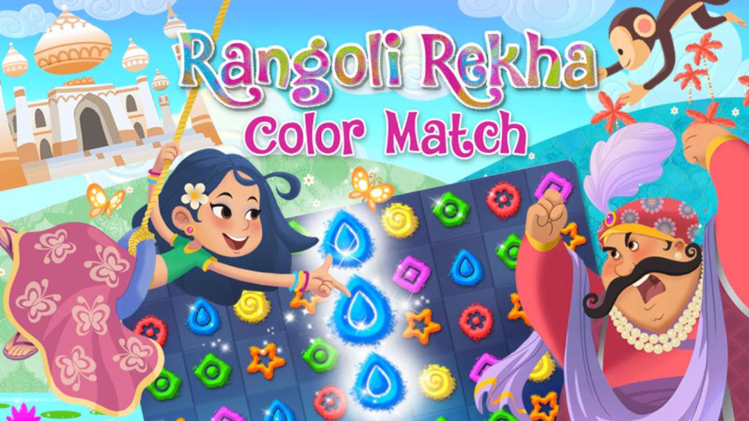 Rangoli Rekha: Color Match 3