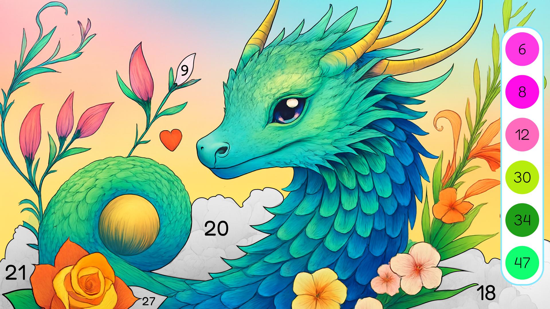 涂色游戏绘画与涂鸦_截图_5