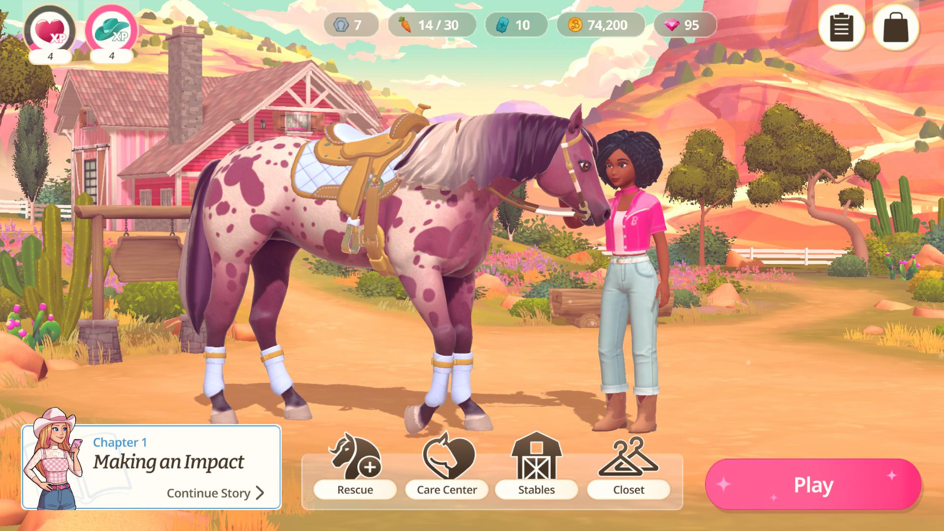 Barbie™：爱心马场_截图_5