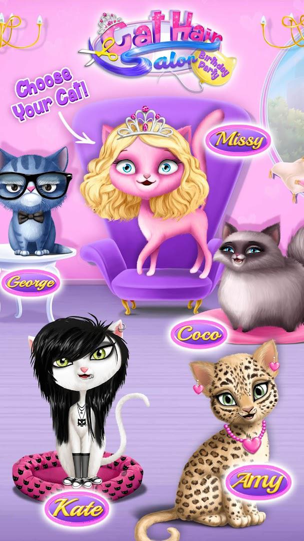 Cat Hair Salon Birthday Party