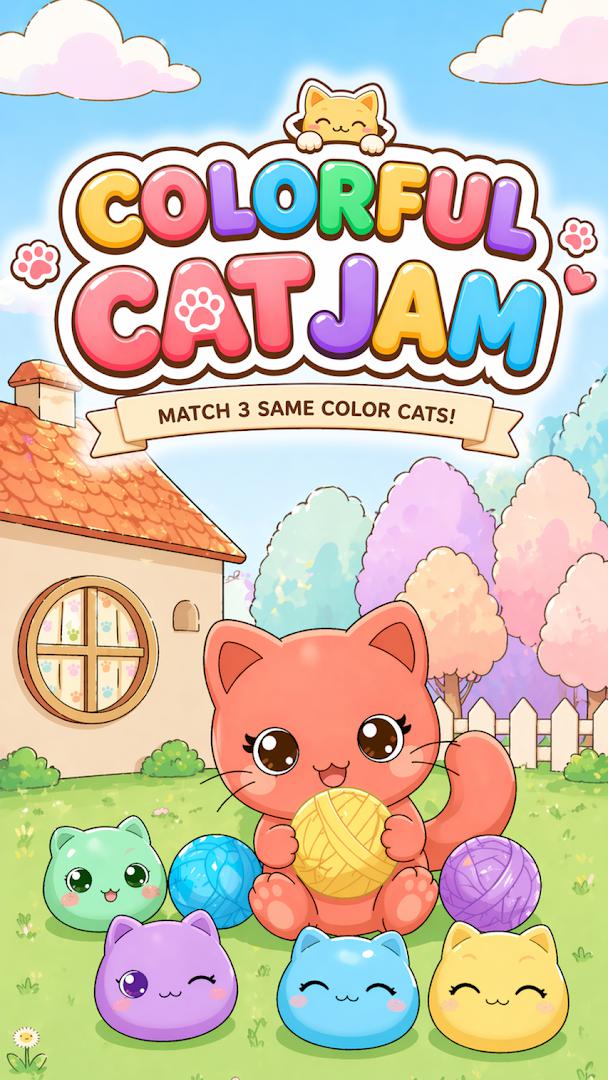 Colorful Cat Jam