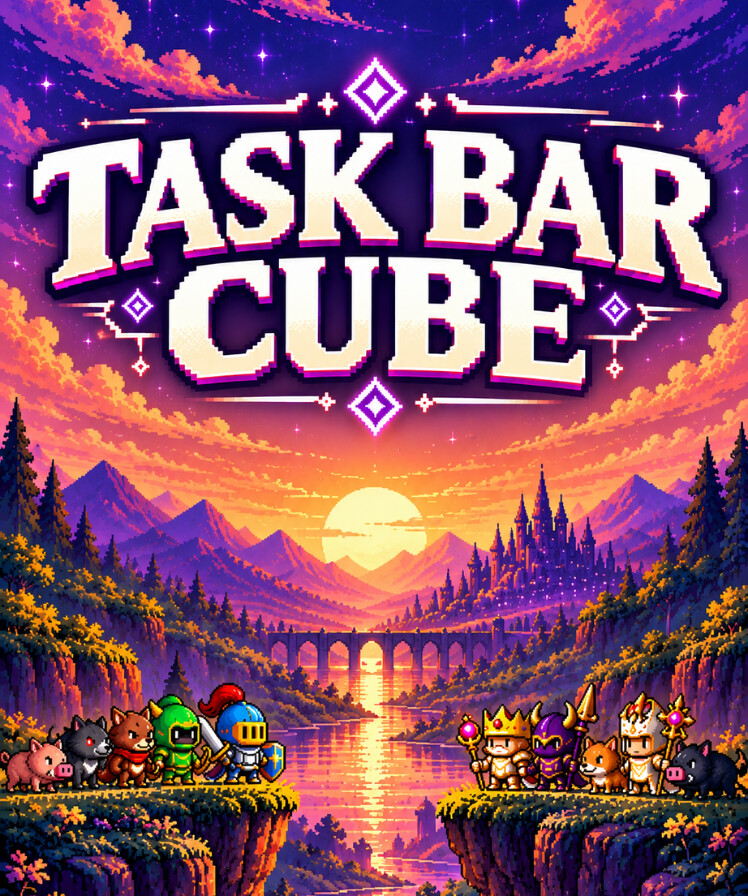 Task Bar Cube