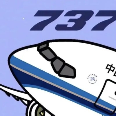 刚起飞的737