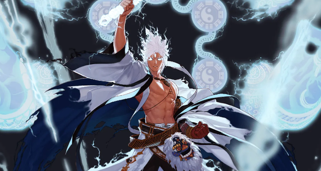 他的觉醒名称为大暗黑天,二觉名字为天帝,三觉名字为极诣·阿修罗.