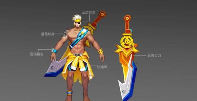 夏侯惇—乘风破浪本次盘点与夏日海滩有关的皮肤快使用ourplay来免费