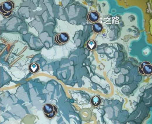 原神雪山星银矿石哪里多