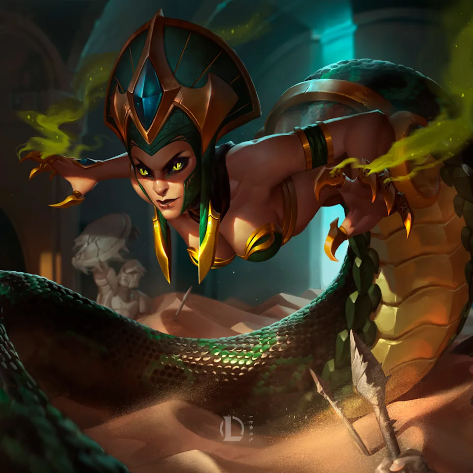 英雄联盟v26.1版更新英雄彩蛋被修复！蛇女卡莎碧雅可以买鞋了，网友笑翻：“画蛇添足？”