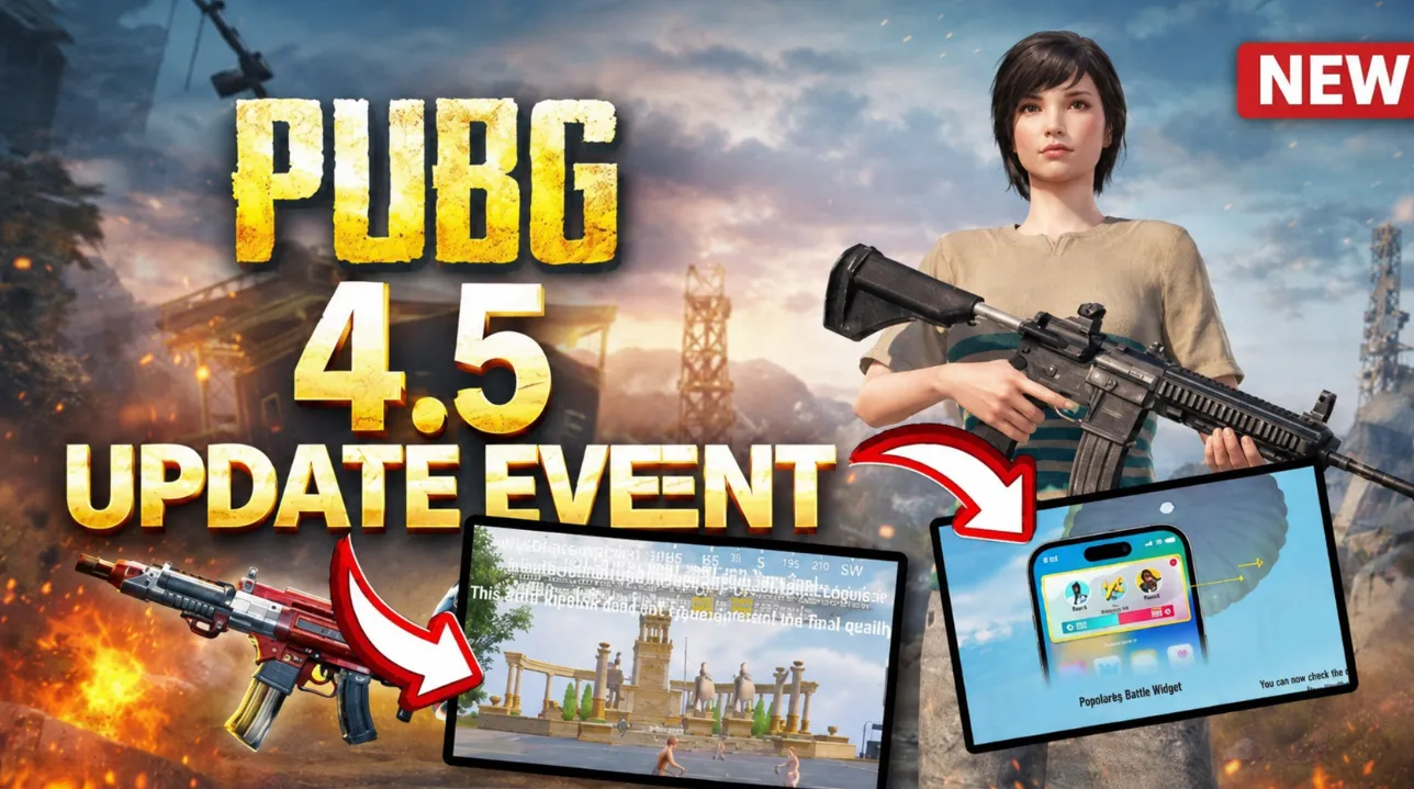 PUBG Mobile 4.5版本更新、皮肤和轮盘介绍