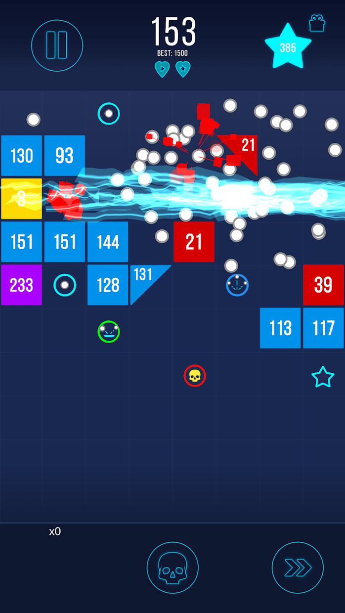 Hit The Brick: aim & bounce balls to break bricks_截图_3