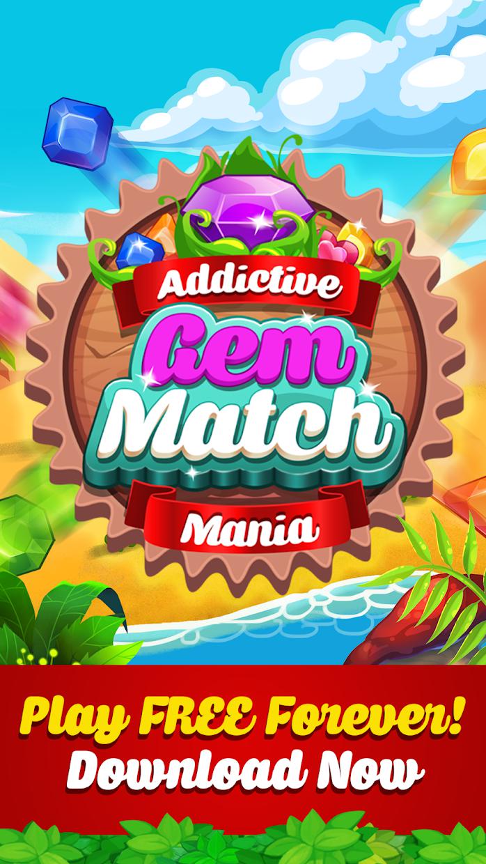 Addictive Gem Match 3 Mania Games Free : New 2019_截图_6